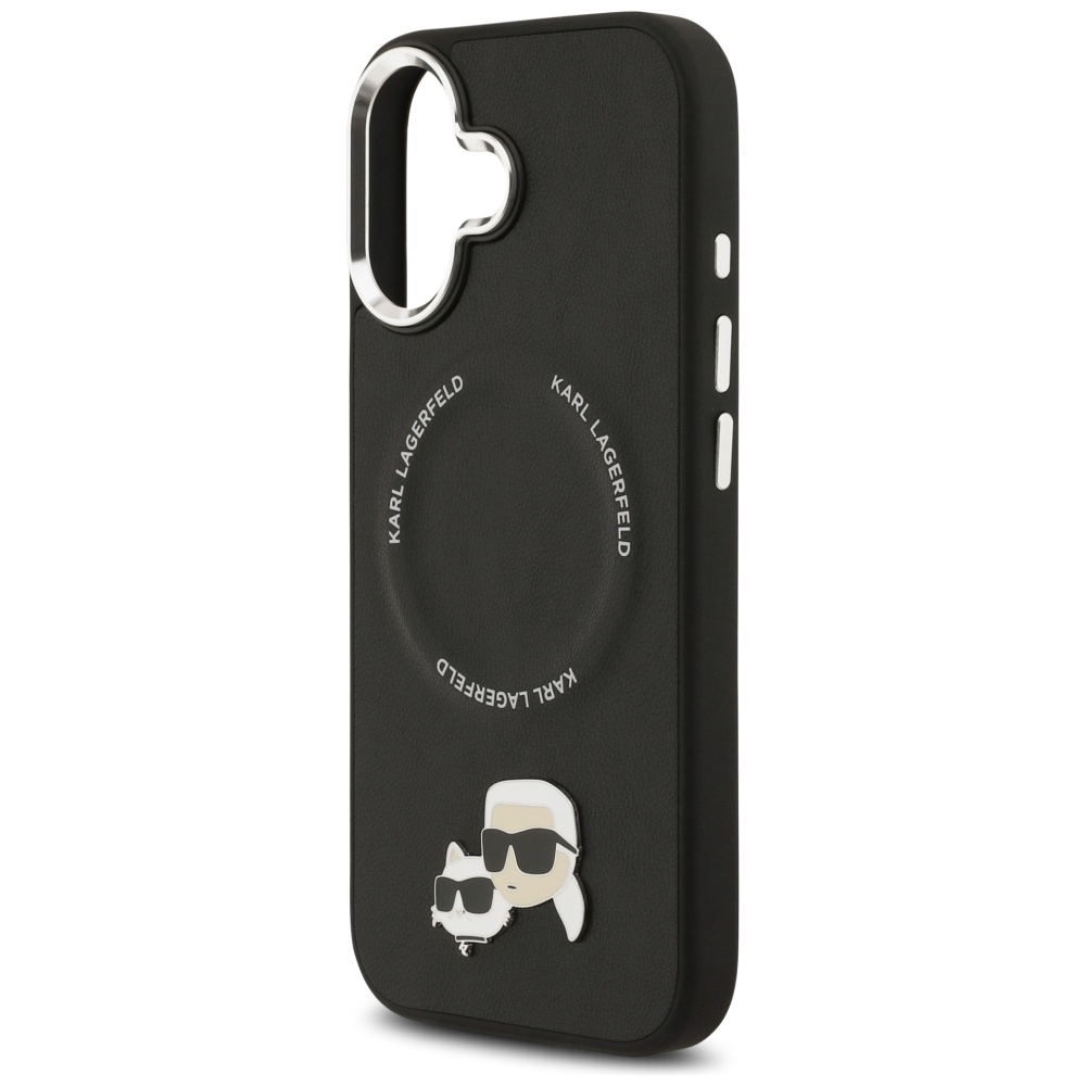 iTok webáruház - Karl Lagerfeld Karl Lagerfeld Karl & Choupette Pins MagSafe Case for iPhone 17 (fekete) 6 Karl Lagerfeld Karl & Choupette Pins MagSafe Case for iPhone 17 (fekete)