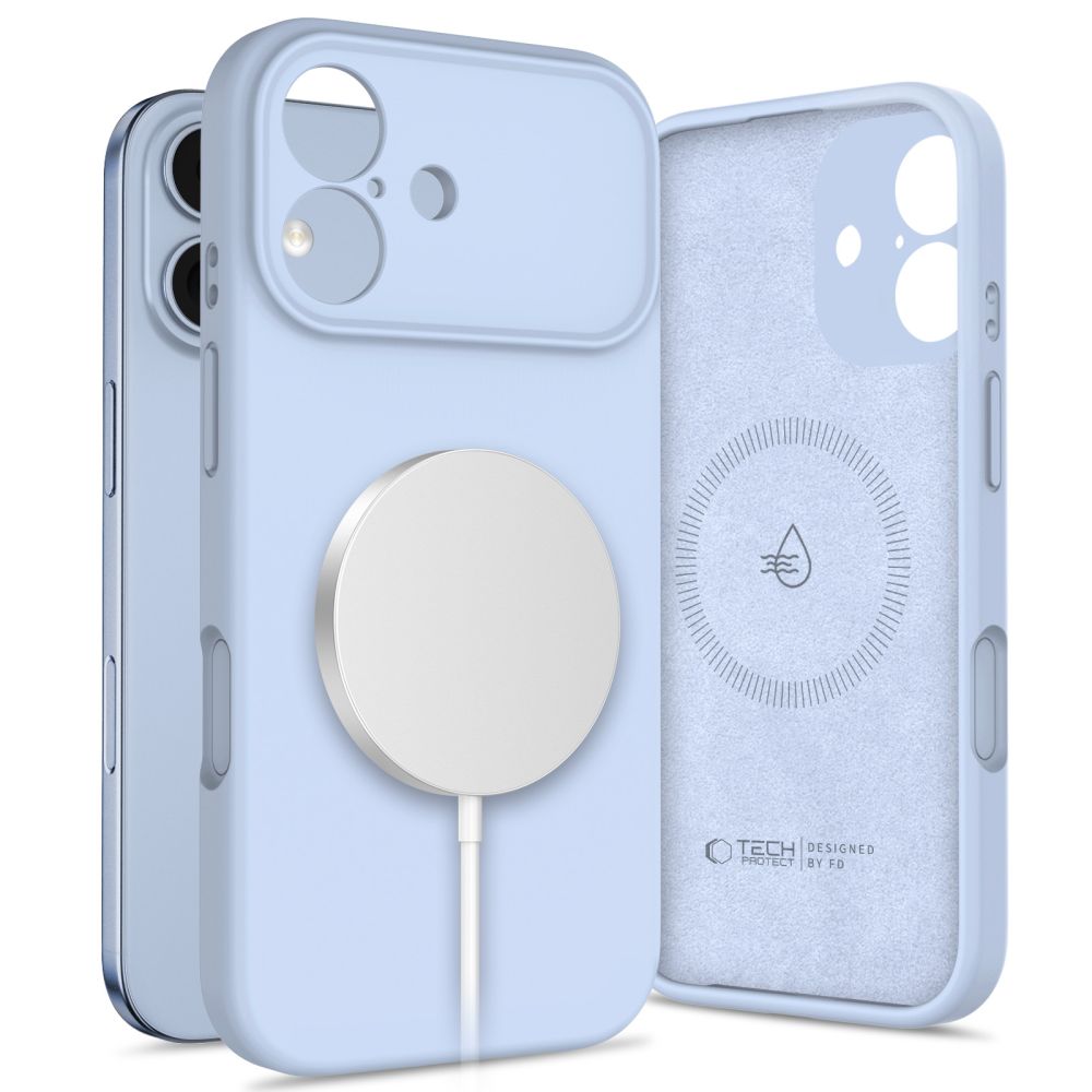 iTok webáruház - Tech-Protect Tech-Protect Silicone MagSafe tok iPhone 17 készülékhez (kék) 1 Tech-Protect Silicone MagSafe Case for iPhone 17 (kék)
