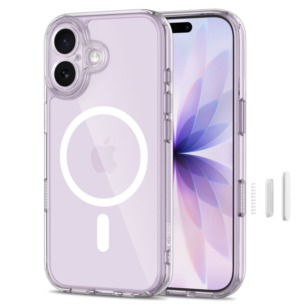 iTok webáruház - Tech-Protect Tech-Protect Magpeak MagSafe CC tok iPhone 17 készülékhez (átlátszó) 2 Tech-Protect Magpeak Magsafe CC Case for iPhone 17 (átlátszó)