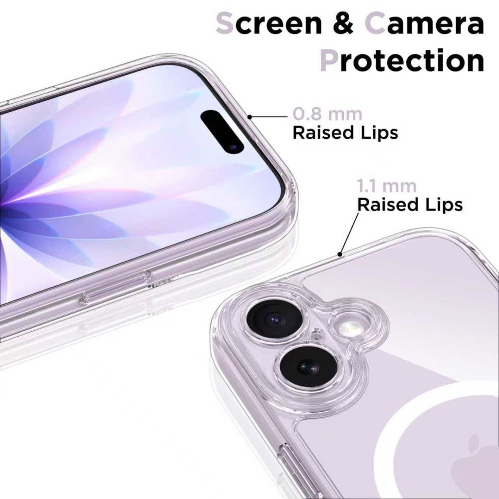 iTok webáruház - Tech-Protect Tech-Protect Magpeak MagSafe CC tok iPhone 17 készülékhez (átlátszó) 4 Tech-Protect Magpeak Magsafe CC Case for iPhone 17 (átlátszó)
