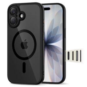 Tech-Protect Magpeak MagSafe CC tok iPhone 17-hez (fekete)