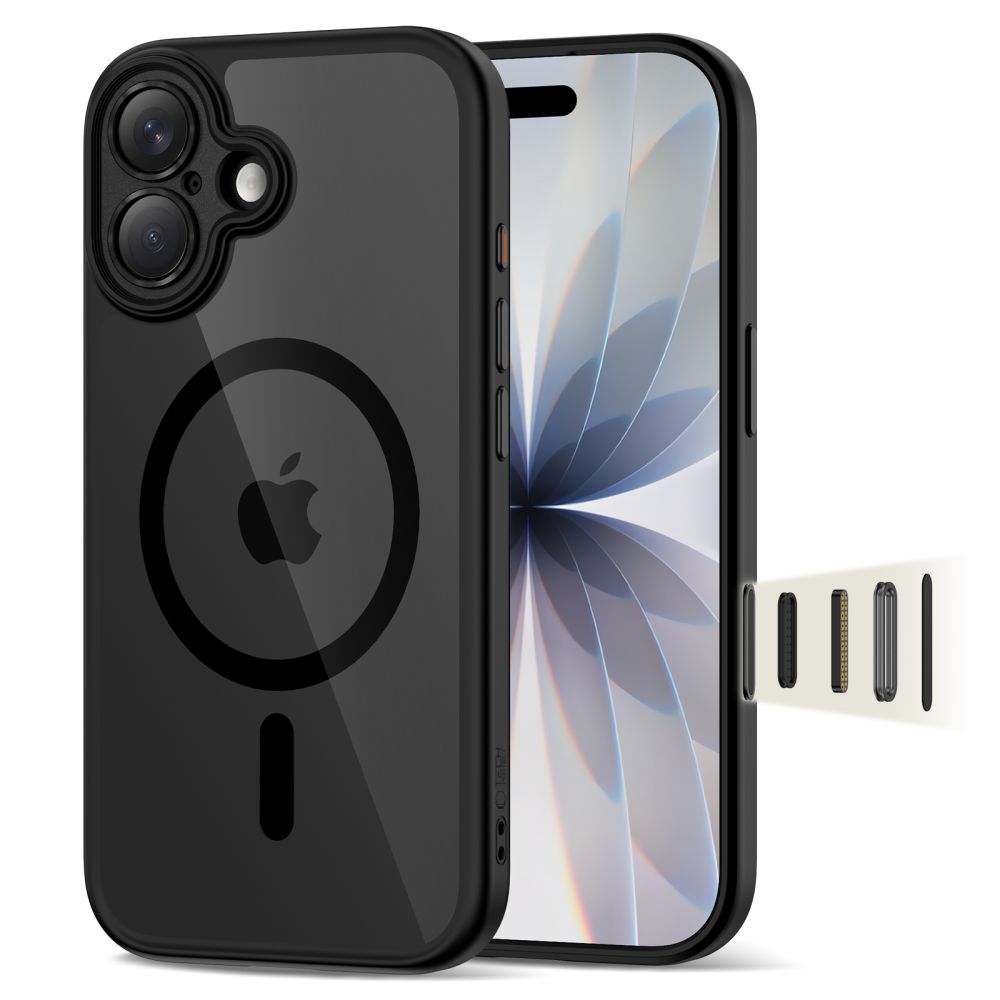 iTok webáruház - Tech-Protect Tech-Protect Magpeak MagSafe CC tok iPhone 17-hez (fekete) 1 Tech-Protect Magpeak Magsafe CC Case for iPhone 17 (fekete)