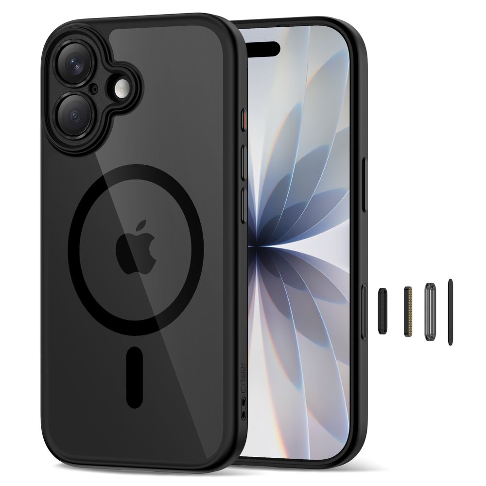 iTok webáruház - Tech-Protect Tech-Protect Magpeak MagSafe CC tok iPhone 17-hez (fekete) 2 Tech-Protect Magpeak Magsafe CC Case for iPhone 17 (fekete)