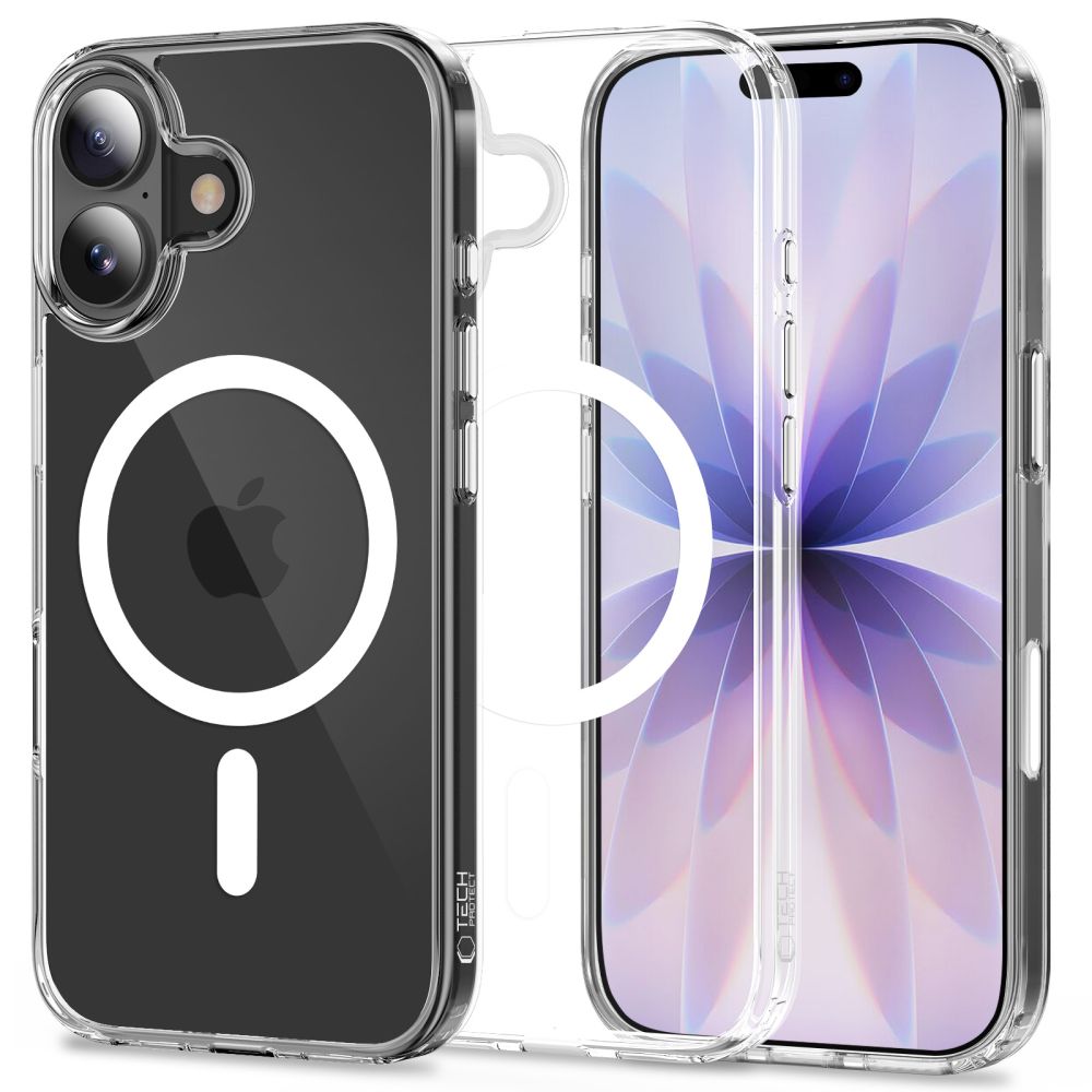 iTok webáruház - Tech-Protect Tech-Protect Flexair Hybrid CC MagSafe tok iPhone 17-hez (átlátszó) 2 Tech-Protect Flexair Hybrid CC MagSafe Case for iPhone 17 (átlátszó)
