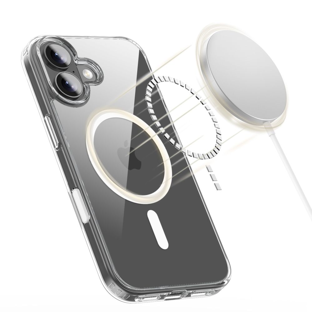 iTok webáruház - Tech-Protect Tech-Protect Flexair Hybrid CC MagSafe tok iPhone 17-hez (átlátszó) 3 Tech-Protect Flexair Hybrid CC MagSafe Case for iPhone 17 (átlátszó)