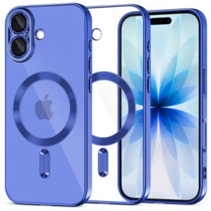 Tech-Protect MagFlex MagSafe tok iPhone 17 készülékhez (átlátszó sötétkék)