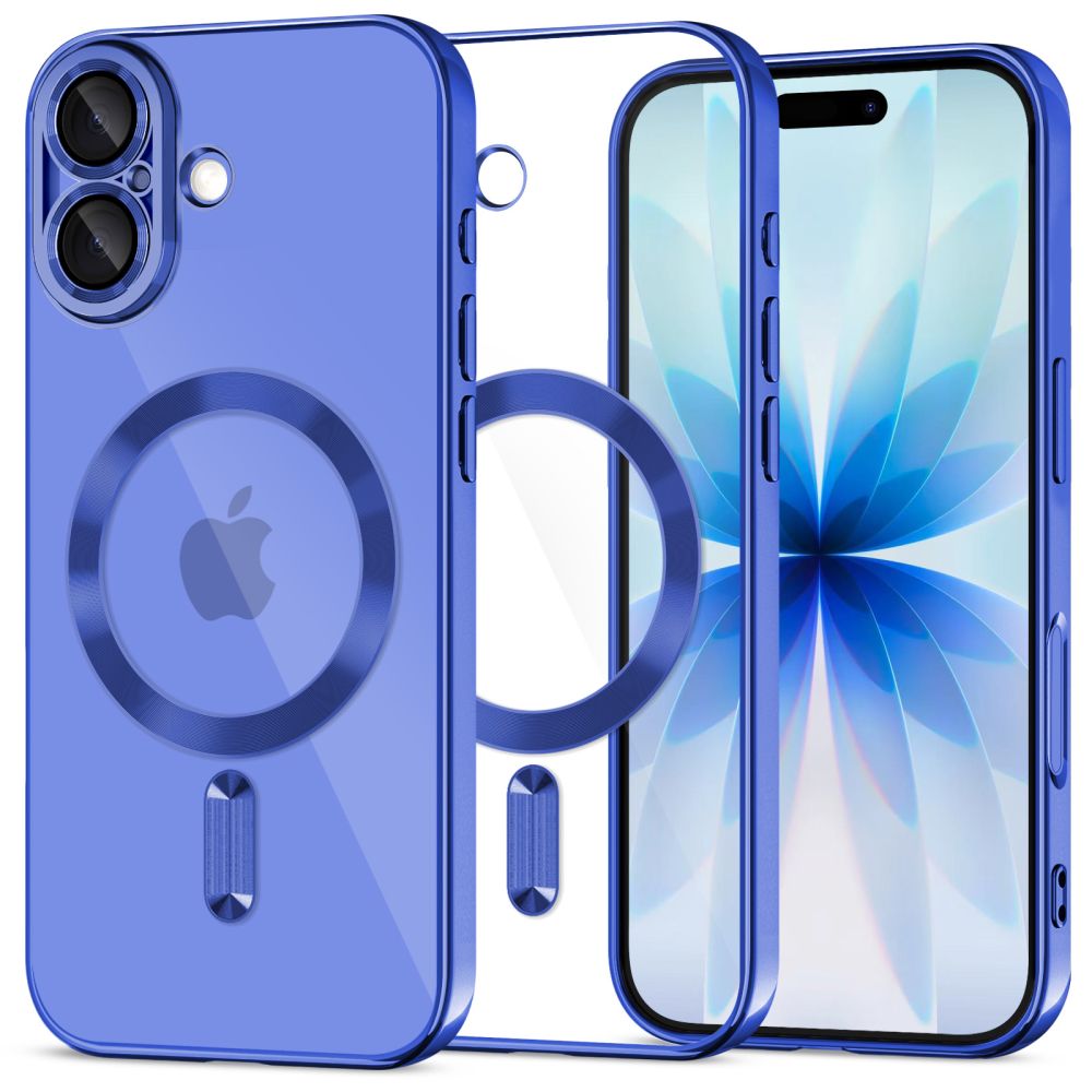 iTok webáruház - Tech-Protect Tech-Protect MagFlex MagSafe tok iPhone 17 készülékhez (átlátszó sötétkék) 1 Tech-Protect MagFlex MagSafe Case for iPhone 17 (átlátszó sötétkék)