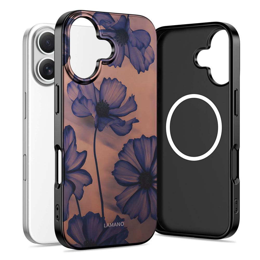 iTok webáruház - Tech-Protect Tech-Protect Lamano MagSafe tok iPhone 17-hez (barna-lila) 1 Tech-Protect Lamano MagSafe case for iPhone 17 (barna-lila)