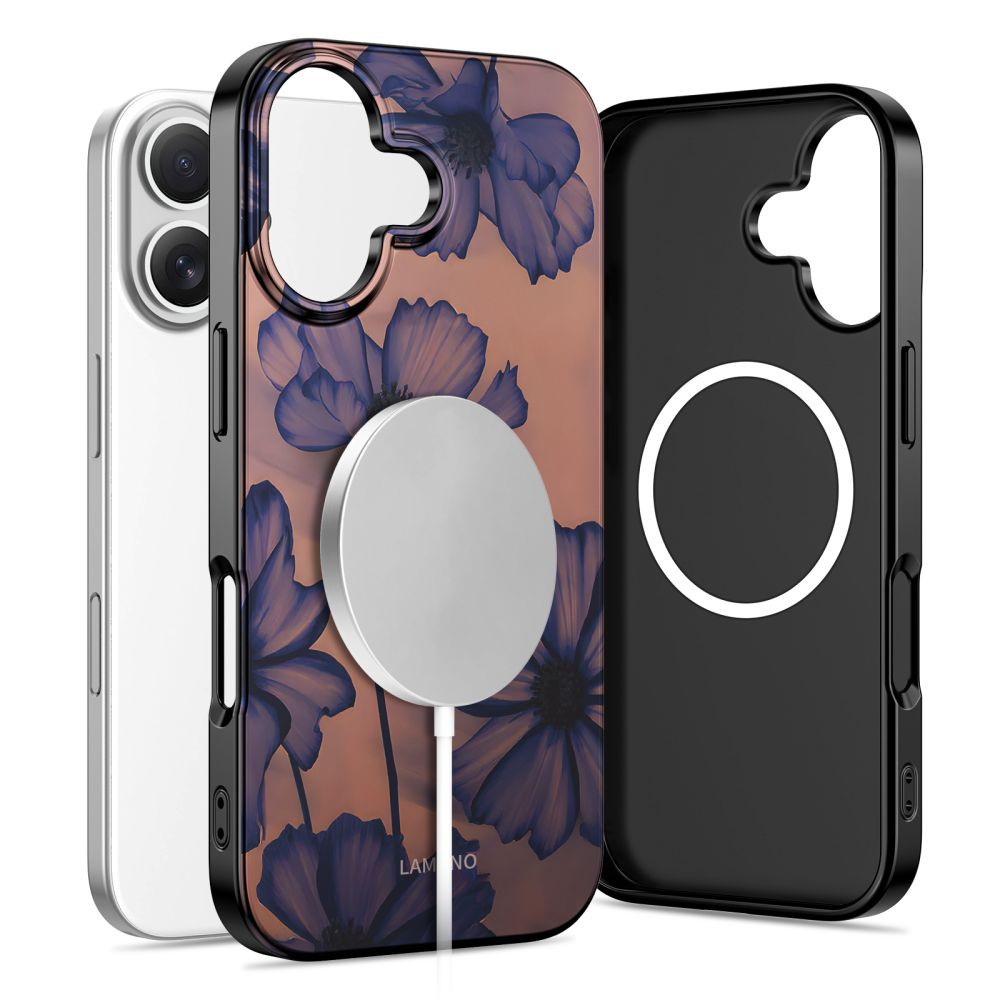 iTok webáruház - Tech-Protect Tech-Protect Lamano MagSafe tok iPhone 17-hez (barna-lila) 2 Tech-Protect Lamano MagSafe case for iPhone 17 (barna-lila)