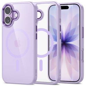 Tech-Protect MagMat MagSafe tok iPhone 17 készülékhez (átlátszó lila)