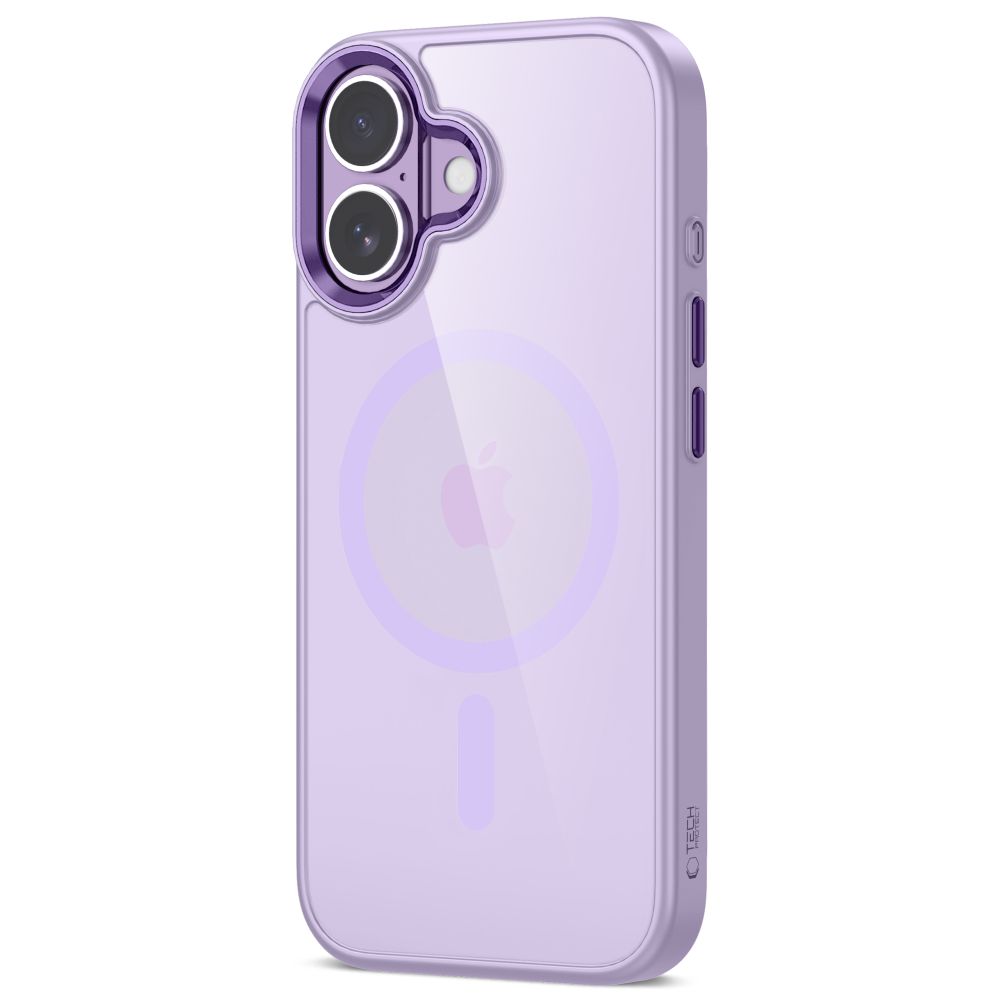 iTok webáruház - Tech-Protect Tech-Protect MagMat MagSafe tok iPhone 17 készülékhez (átlátszó lila) 2 Tech-Protect MagMat MagSafe Case for iPhone 17 (átlátszó lila)