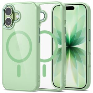 Tech-Protect MagMat MagSafe tok iPhone 17 készülékhez (átlátszó zöld)