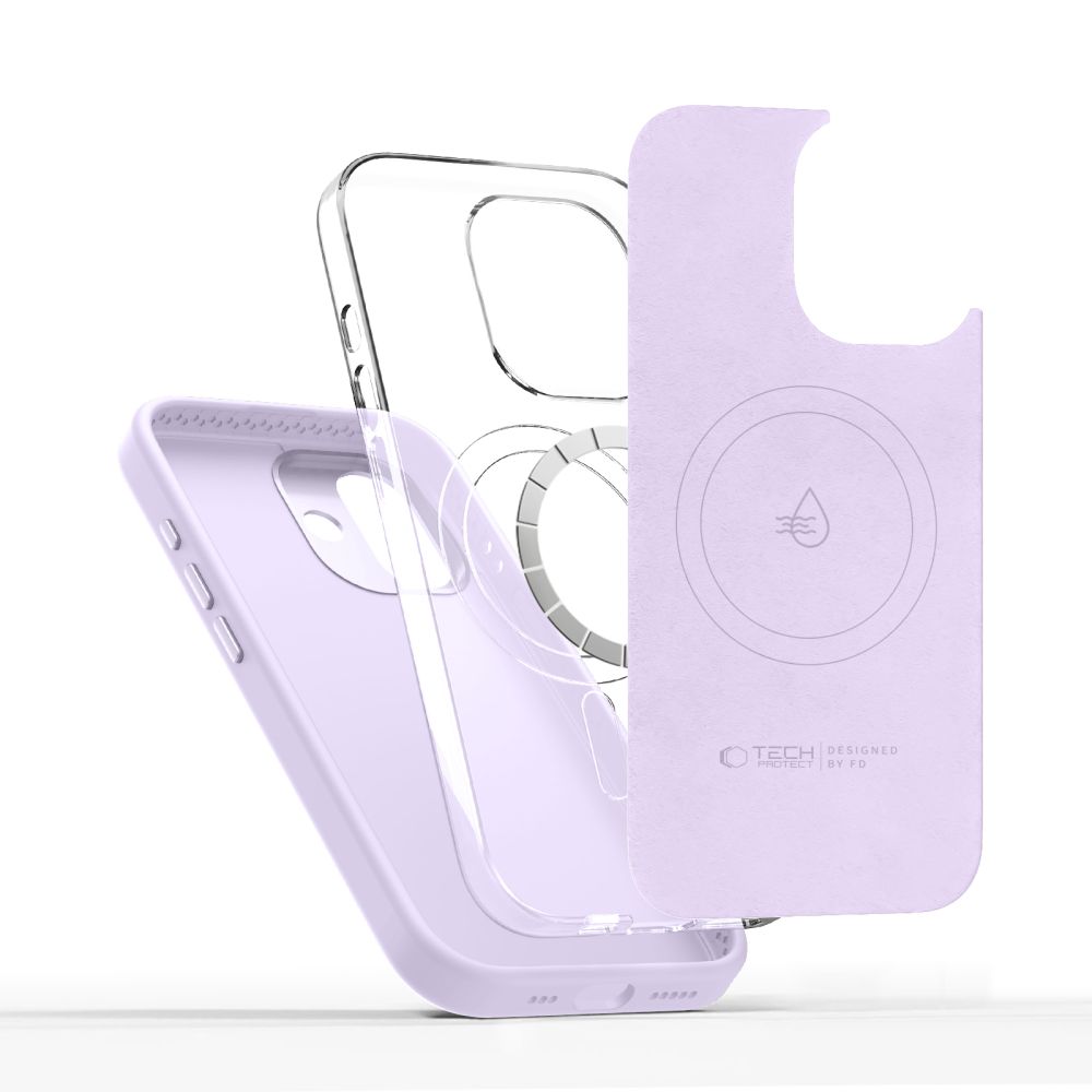 iTok webáruház - Tech-Protect Tech-Protect Uniq MagSafe tok iPhone 17 készülékhez (lila) 4 Tech-Protect Uniq MagSafe case for iPhone 17 (lila)