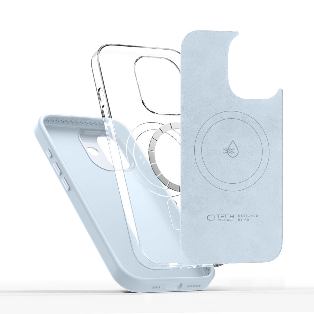 iTok webáruház - Tech-Protect Tech-Protect Uniq MagSafe tok iPhone 17-hez (kék) 4 Tech-Protect Uniq MagSafe case for iPhone 17 (kék)