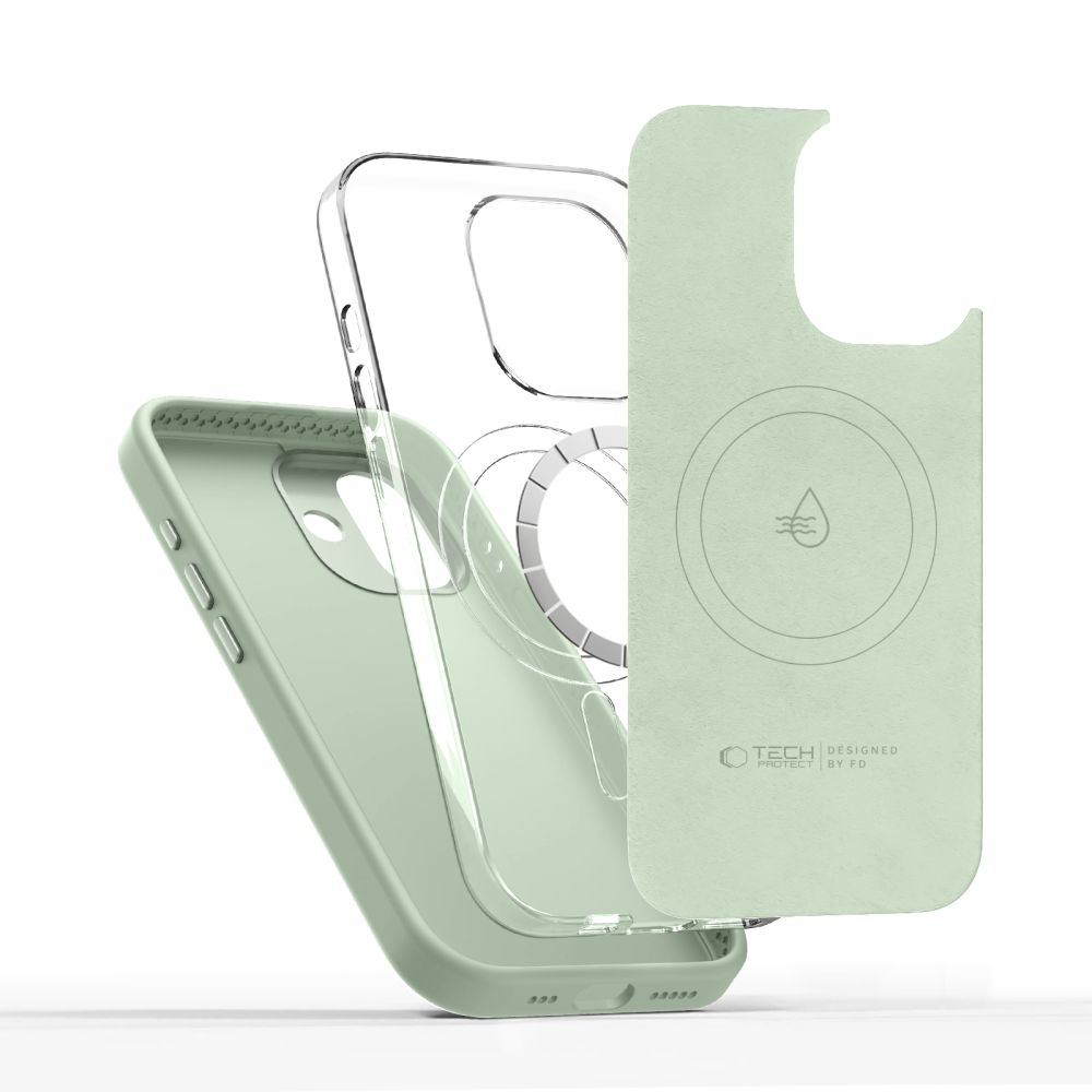iTok webáruház - Tech-Protect Tech-Protect Uniq MagSafe tok iPhone 17-hez (zöld) 4 Tech-Protect Uniq MagSafe case for iPhone 17 (zöld)