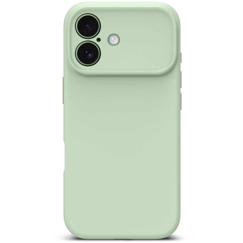 iTok webáruház - Tech-Protect Tech-Protect szilikon MagSafe tok iPhone 17-hez (zöld) 3 Tech-Protect Silicone MagSafe Case for iPhone 17 (zöld)