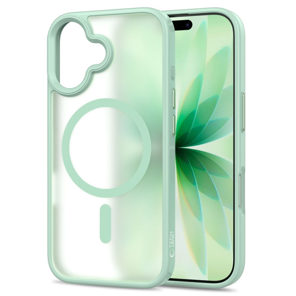 iTok webáruház - Tech-Protect Tech-Protect MagMat MagSafe tok iPhone 17 készülékhez (átlátszó zöld) 2 Tech-Protect MagMat MagSafe Case for iPhone 17 (átlátszó zöld)
