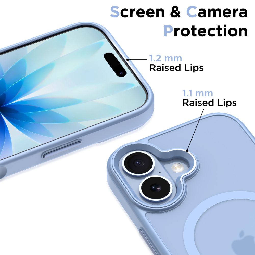 iTok webáruház - Tech-Protect Tech-Protect MagMat MagSafe tok iPhone 17 készülékhez (kék) 3 Tech-Protect MagMat MagSafe Case for iPhone 17 (kék)