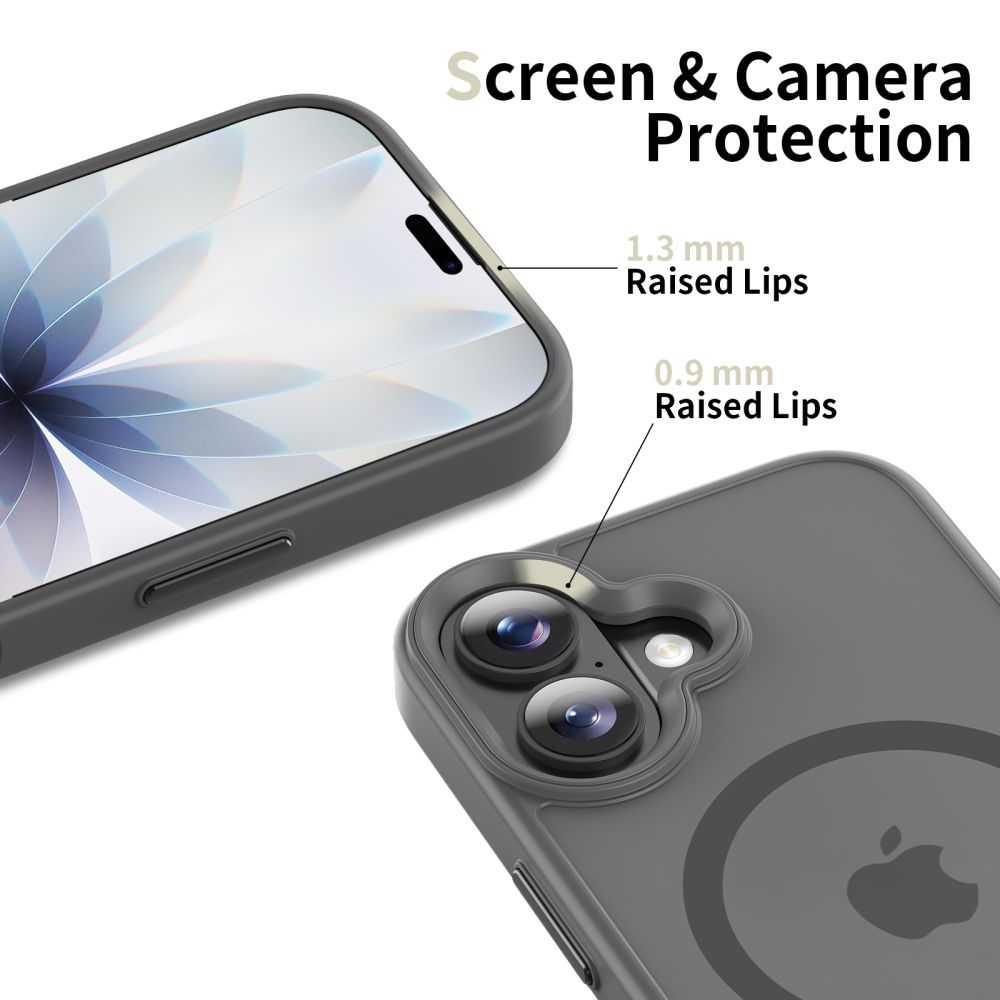 iTok webáruház - Tech-Protect Tech-Protect MagMat MagSafe tok iPhone 17 készülékhez (szürke) 5 Tech-Protect MagMat MagSafe Case for iPhone 17 (szürke)