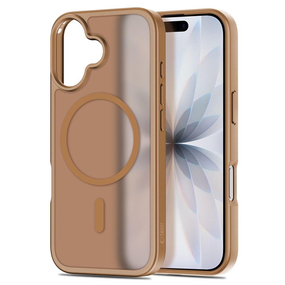 iTok webáruház - Tech-Protect Tech-Protect BasicMag MagSafe tok iPhone 17-hez (barna) 2 Tech-Protect BasicMag MagSafe Case for iPhone 17 (barna)
