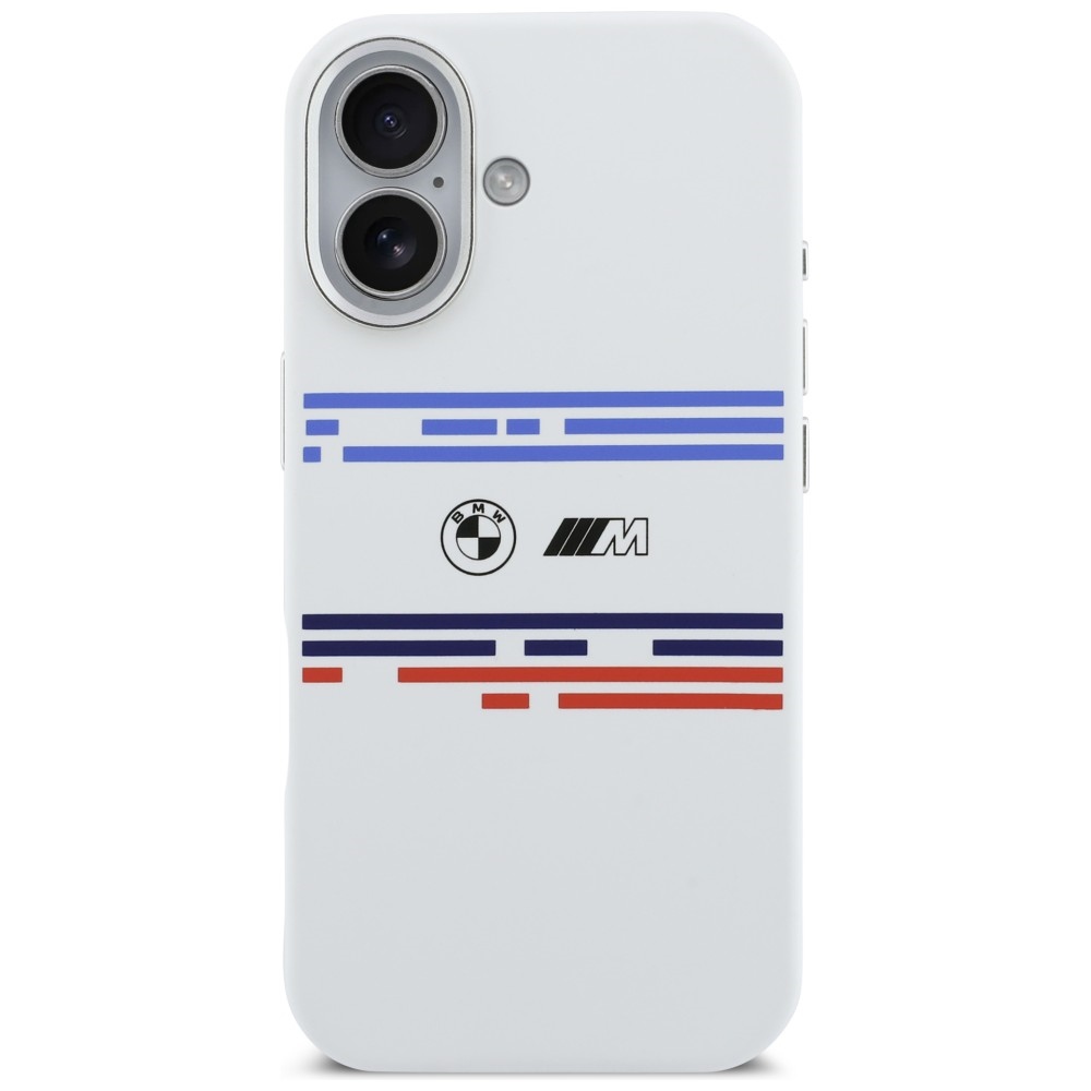 iTok webáruház - BMW BMW M Silicon Horizontal Line MagSafe tok iPhone 17-hez (fehér) 3 BMW M Silicon Horizontal Line MagSafe Case for iPhone 17 (fehér)