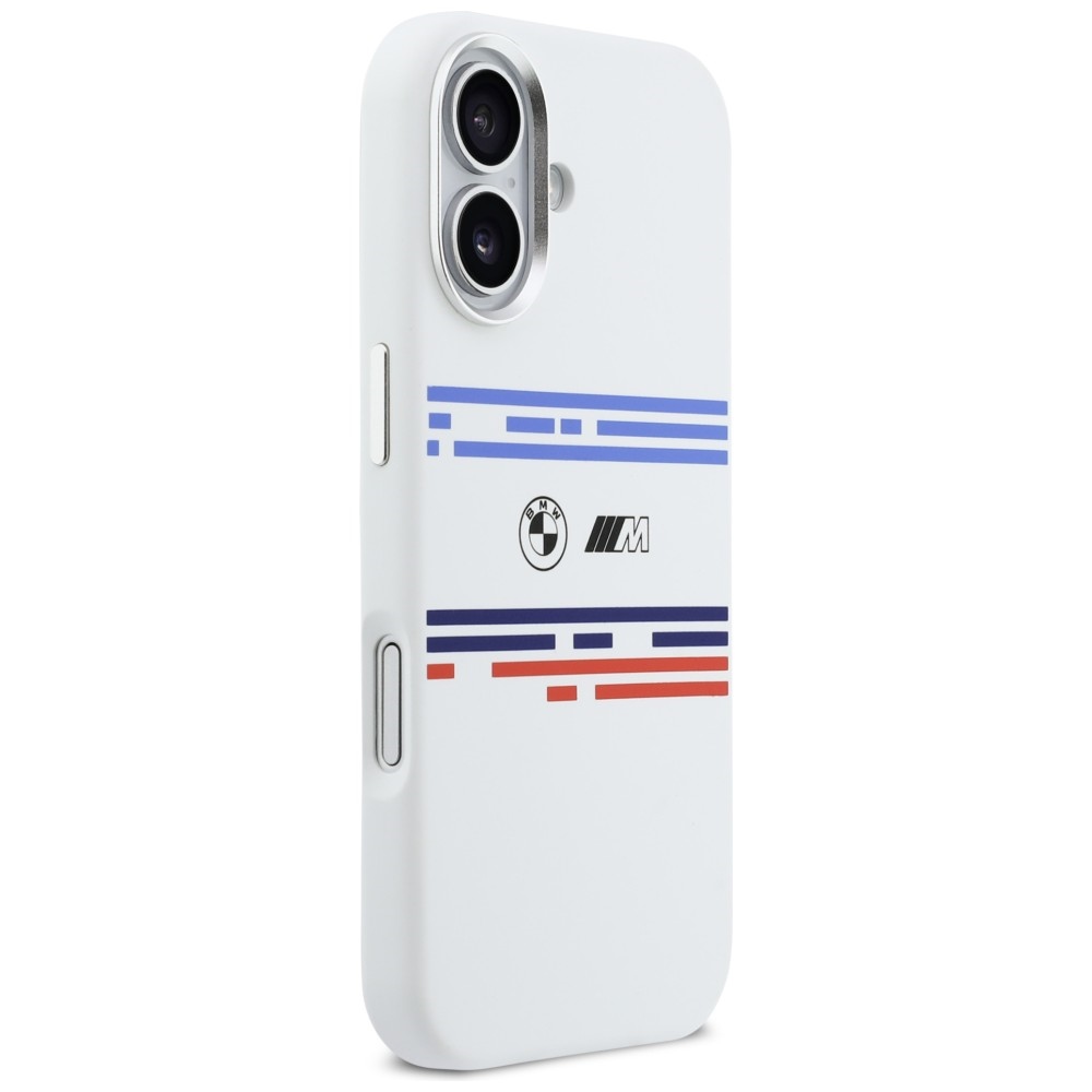 iTok webáruház - BMW BMW M Silicon Horizontal Line MagSafe tok iPhone 17-hez (fehér) 4 BMW M Silicon Horizontal Line MagSafe Case for iPhone 17 (fehér)