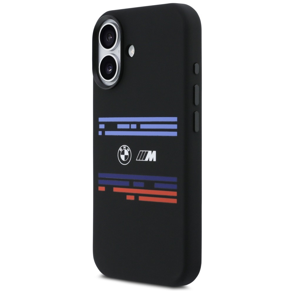 iTok webáruház - BMW BMW M Silicon Horizontal Line MagSafe tok iPhone 17-hez (fekete) 2 BMW M Silicon Horizontal Line MagSafe Case for iPhone 17 (fekete)
