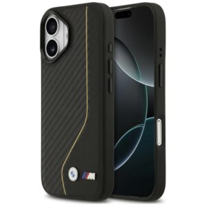 BMW M Carbon Line & Logo MagSafe tok iPhone 17-hez (sárga)