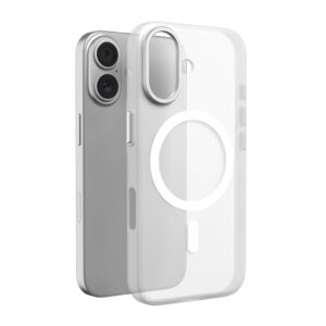 Puro Lightfeel tok iPhone 17 készülékhez, MagSafe-kompatibilis (átlátszó és fehér)