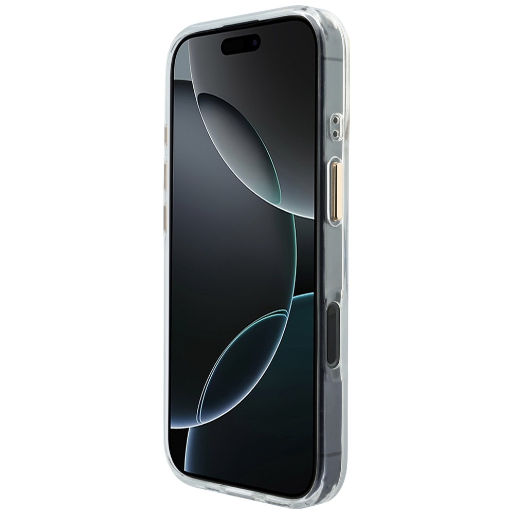 iTok webáruház - Guess Guess IML Gradient Script Metal MagSafe tok iPhone 17-hez (fehér) 5 Guess IML Gradient Script Metal MagSafe Case for iPhone 17 (fehér)