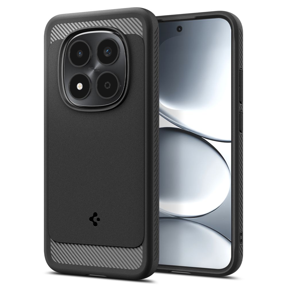iTok webáruház - Spigen Spigen Rugged Armor tok Xiaomi Redmi Note 15 Pro 5G készülékhez (fekete) 1 Spigen Rugged Armor case for Xiaomi Redmi Note 15 Pro 5G (fekete)