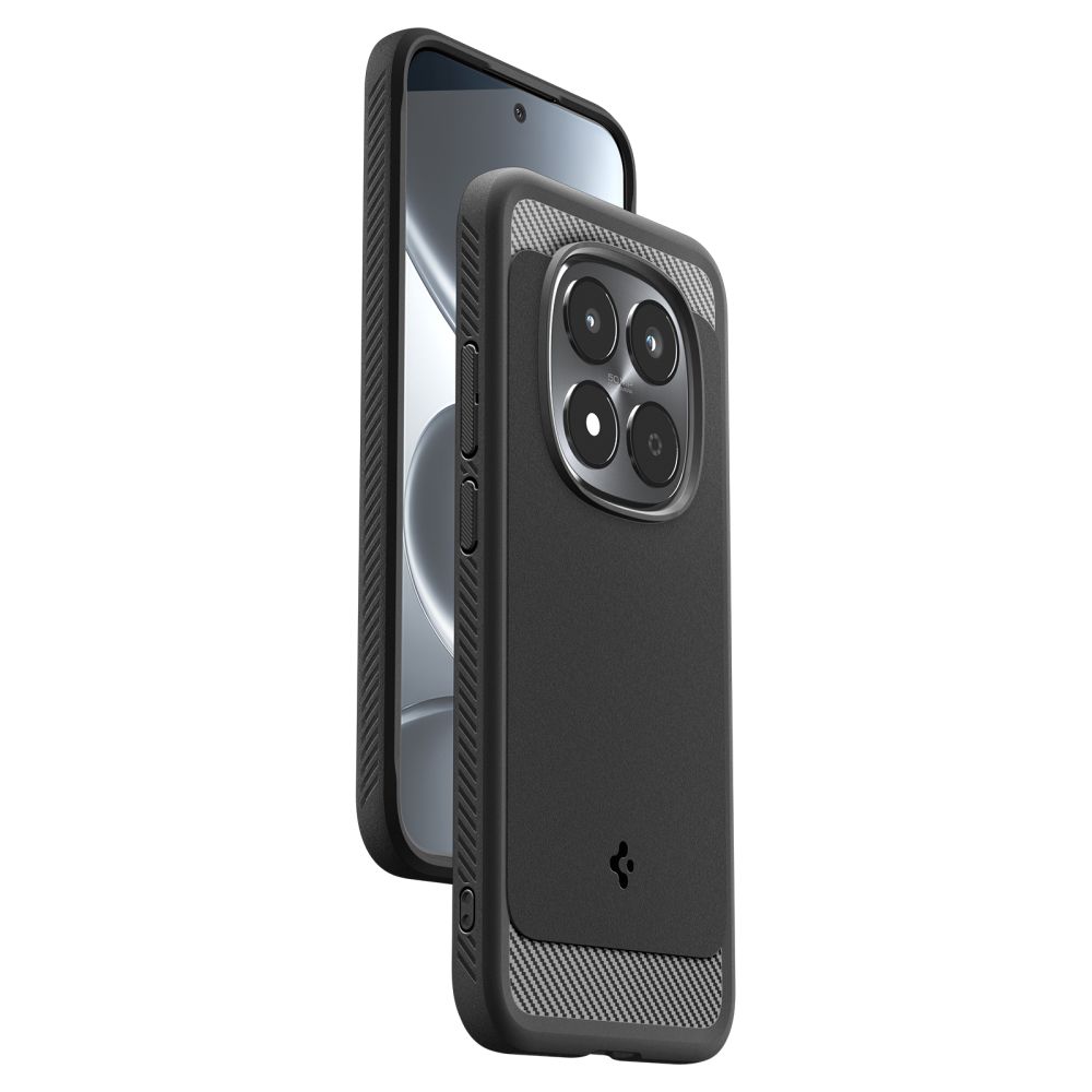 iTok webáruház - Spigen Spigen Rugged Armor tok Xiaomi Redmi Note 15 Pro 5G készülékhez (fekete) 8 Spigen Rugged Armor case for Xiaomi Redmi Note 15 Pro 5G (fekete)