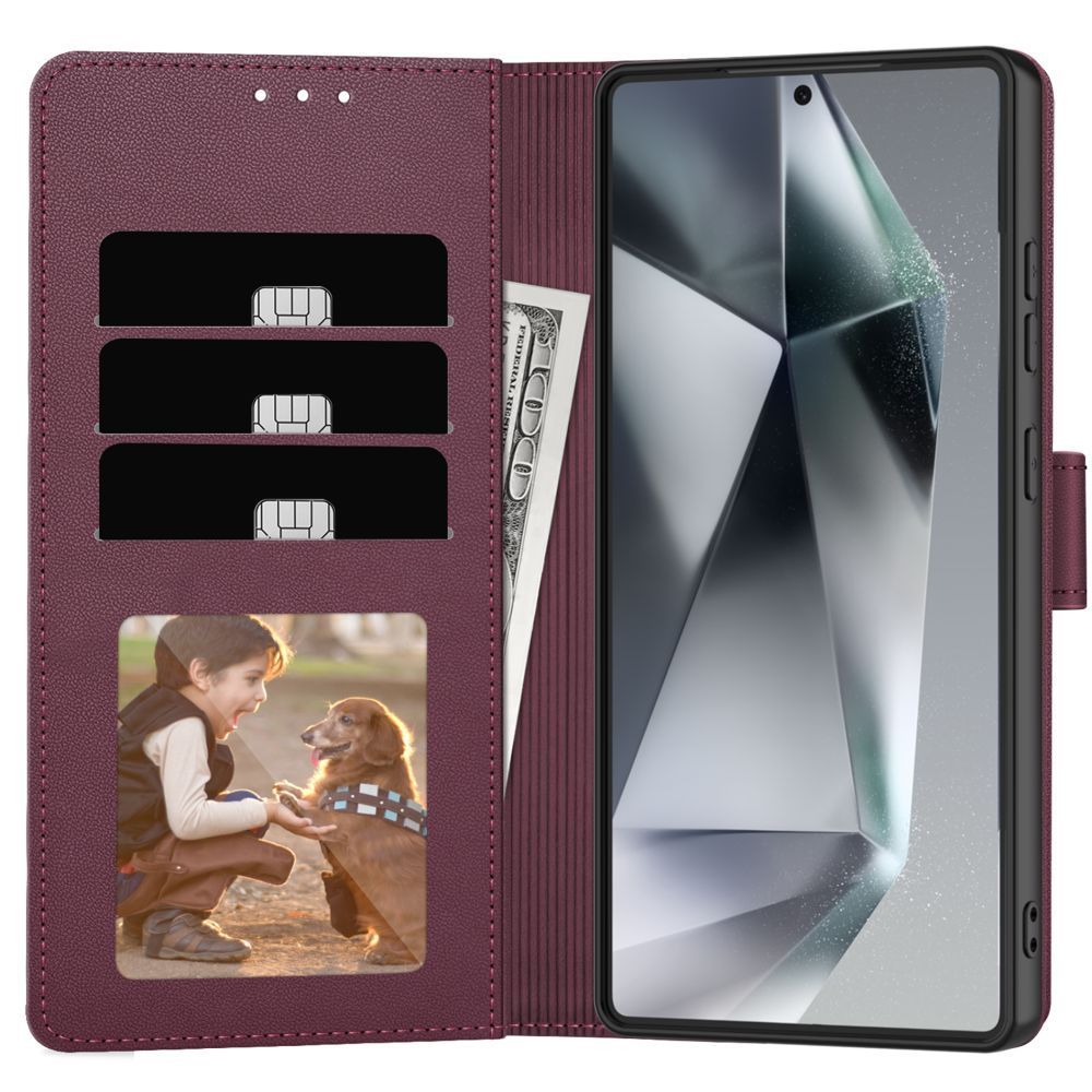 iTok webáruház - Tech-Protect Tech-Protect Wallet tok Xiaomi Redmi Note 15 Pro 5G (bordó) 2 Tech-Protect Wallet Case for Xiaomi Redmi Note 15 Pro 5G (bordó)