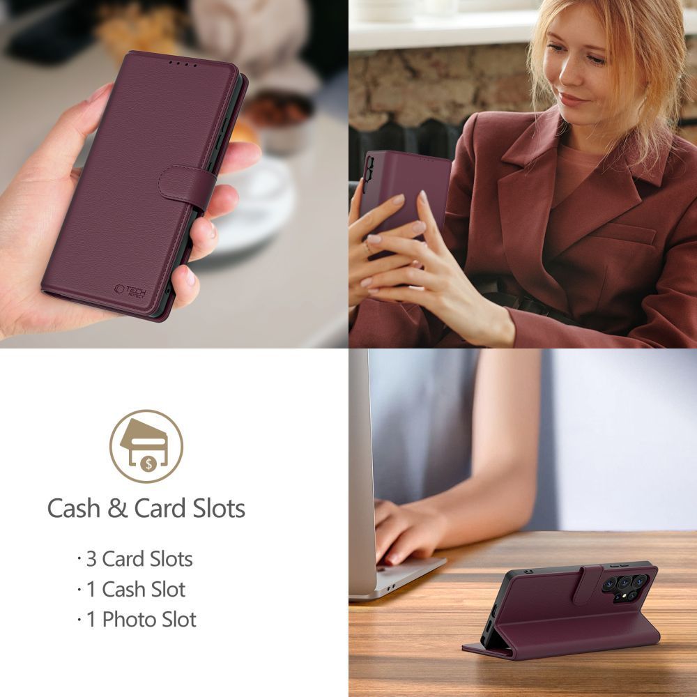 iTok webáruház - Tech-Protect Tech-Protect Wallet tok Xiaomi Redmi Note 15 Pro 5G (bordó) 4 Tech-Protect Wallet Case for Xiaomi Redmi Note 15 Pro 5G (bordó)