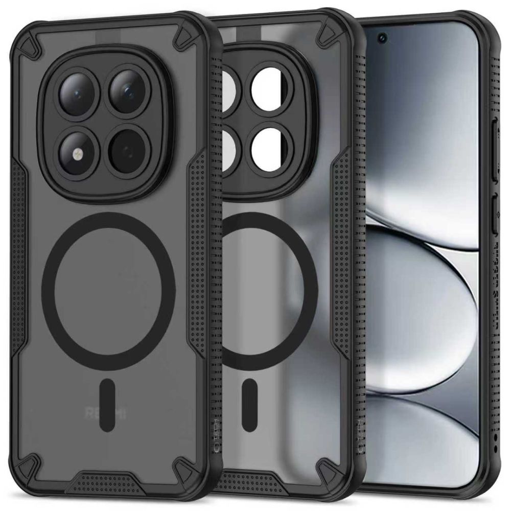 iTok webáruház - Tech-Protect Tech-Protect Rugged Shield MagSafe tok Xiaomi Redmi Note 15 Pro 5G készülékhez (fekete) 1 Tech-Protect Rugged Shield MagSafe Case for Xiaomi Redmi Note 15 Pro 5G (fekete)