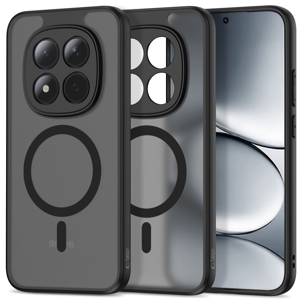 iTok webáruház - Tech-Protect Tech-Protect MagMat MagSafe tok Xiaomi Redmi Note 15 Pro 5G-hez (fekete) 1 Tech-Protect MagMat MagSafe case for Xiaomi Redmi Note 15 Pro 5G (fekete)
