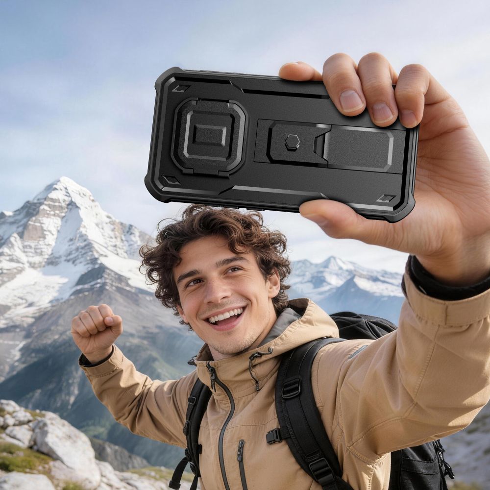 iTok webáruház - Tech-Protect Tech-Protect Kevlar Cam+ 2 részes tok Xiaomi Redmi Note 15 Pro 5G készülékhez (fekete) 7 Tech-Protect Kevlar Cam+ 2-set case for Xiaomi Redmi Note 15 Pro 5G (fekete)