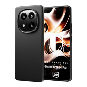 3mk Matt Case tok Xiaomi Redmi Note 14 Pro (fekete)