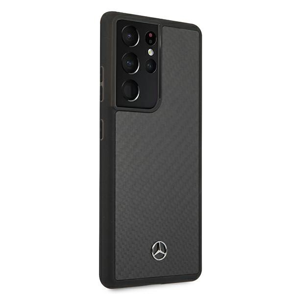 iTok webáruház - Mercedes Mercedes-Benz Dynamic Line tok Samsung Galaxy S21 Ultra (fekete) 4 Mercedes Dynamic Line Case for Samsung Galaxy S21 Ultra (fekete)