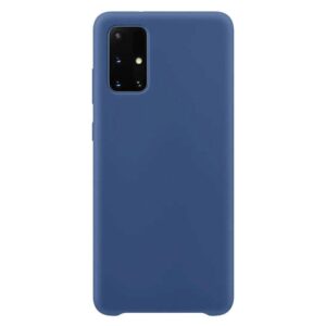 Szilikon tok Samsung Galaxy S21 Ultra 5G készülékhez – sötétkék