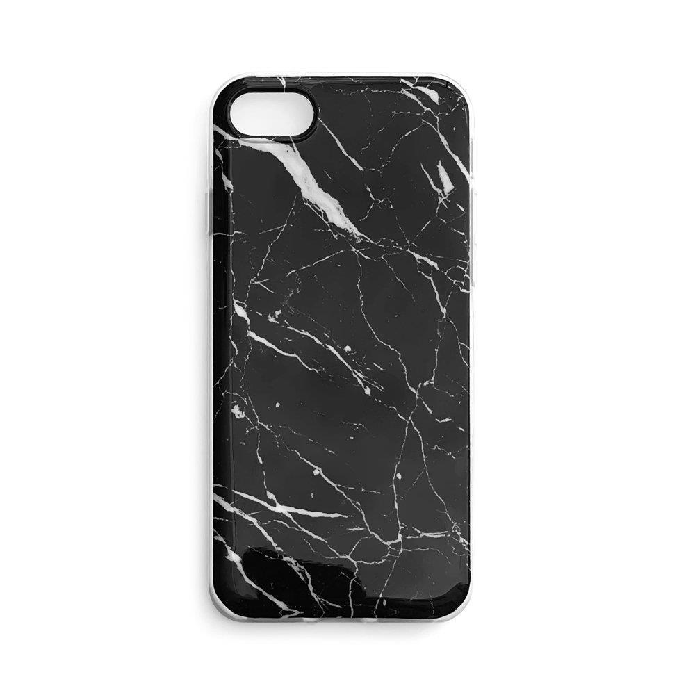 iTok webáruház - Wozinsky Wozinsky Marble TPU tok Samsung Galaxy S22 Ultra készülékhez – fekete 1 Wozinsky Marble TPU cover gel marble for Samsung Galaxy S22 Ultra black