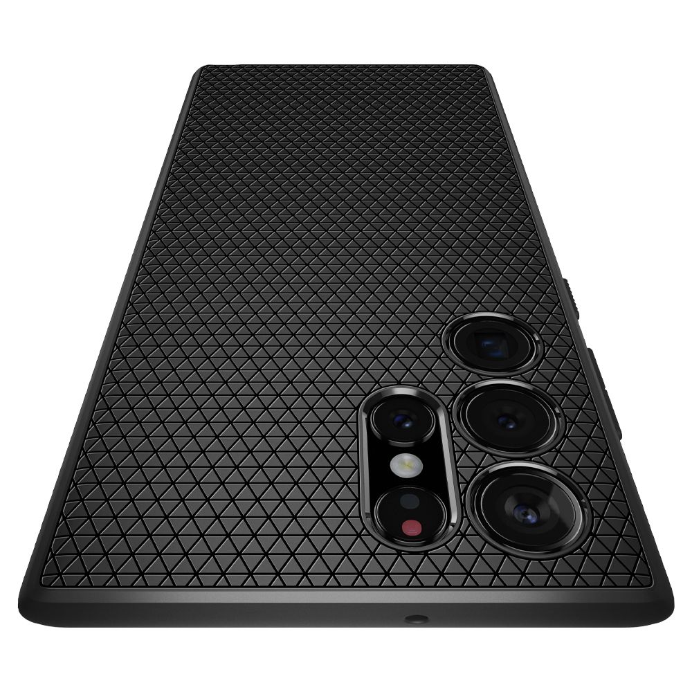iTok webáruház - Samsung Spigen Liquid Air tok Samsung Galaxy S22 Ultra (matt fekete) 2 Spigen Liquid Air Case for Samsung Galaxy S22 Ultra (matt fekete)