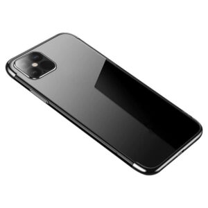 Clear Color 0,3 mm TPU tok Samsung Galaxy S22 Ultra készülékhez – fekete