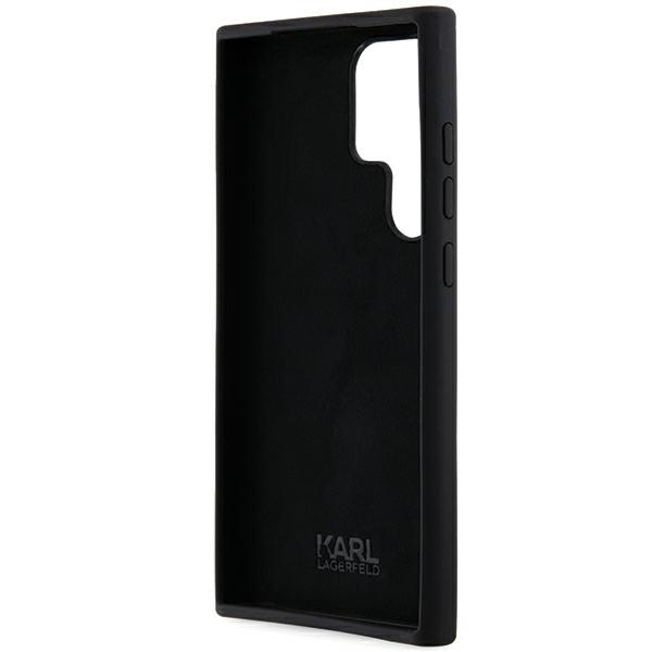 iTok webáruház - Karl Lagerfeld Karl Lagerfeld Silicone Ikonik Metal Pin case for Samsung Galaxy S23 Ultra (fekete) 7 Karl Lagerfeld Silicone Ikonik Metal Pin case for Samsung Galaxy S23 Ultra (fekete)