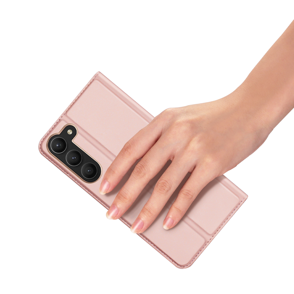 iTok webáruház - Dux Ducis Dux Ducis Skin Pro case for Samsung Galaxy S23+ flip cover card wallet stand pink 7 Dux Ducis Skin Pro case for Samsung Galaxy S23+ flip cover card wallet stand pink