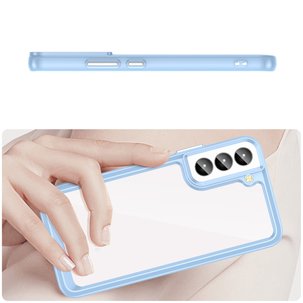 iTok webáruház - Samsung Outer Space Case for Samsung Galaxy S23+ cover with a flexible frame blue 8 Outer Space Case for Samsung Galaxy S23+ cover with a flexible frame blue