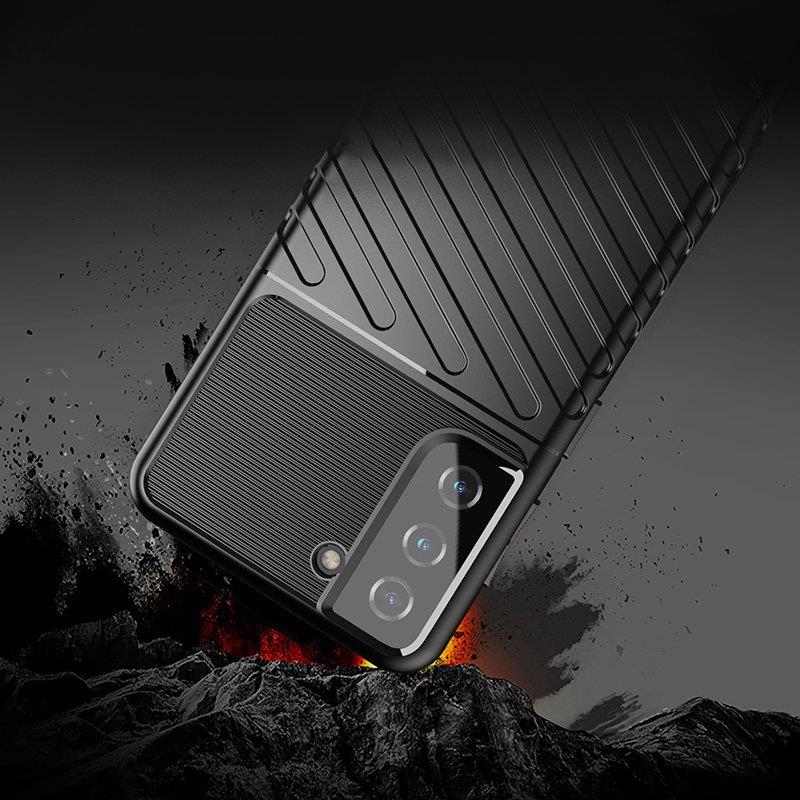 iTok webáruház - Samsung Thunder Case case for Samsung Galaxy S23+ silicone armor case blue 4 Thunder Case case for Samsung Galaxy S23+ silicone armor case blue