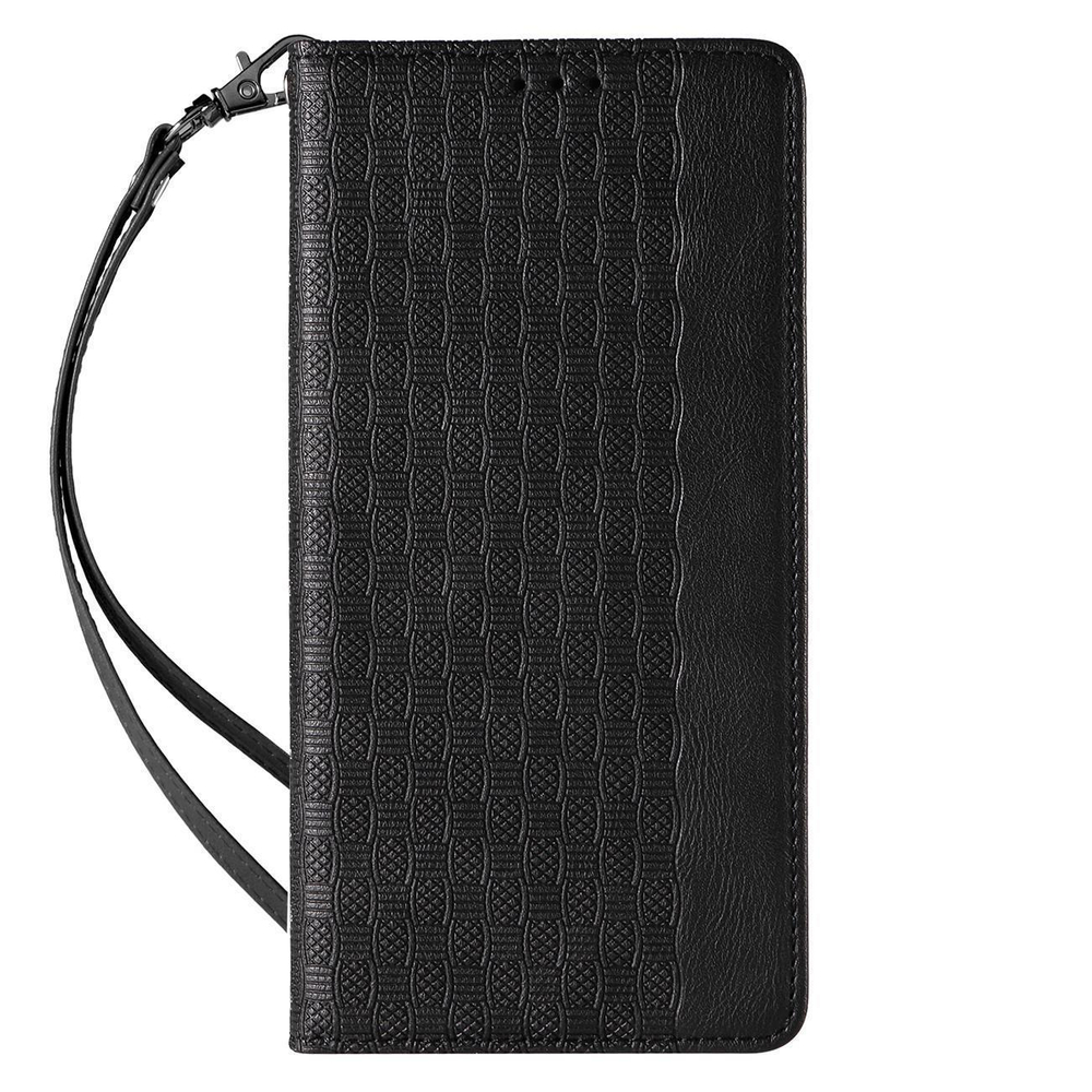 iTok webáruház - Samsung Magnet Strap Case for Samsung Galaxy S23+ Flip Wallet Mini Lanyard Stand Black 4 Magnet Strap Case for Samsung Galaxy S23+ Flip Wallet Mini Lanyard Stand Black