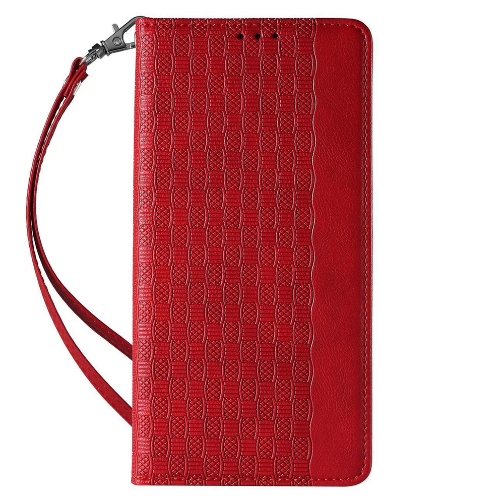 iTok webáruház - Samsung Magnet Strap Case for Samsung Galaxy S23+ Flip Wallet Mini Lanyard Stand red 3 Magnet Strap Case for Samsung Galaxy S23+ Flip Wallet Mini Lanyard Stand red