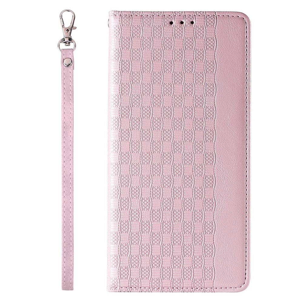 iTok webáruház - Samsung Magnet Strap Case for Samsung Galaxy S23+ Flip Wallet Mini Lanyard Stand Pink 5 Magnet Strap Case for Samsung Galaxy S23+ Flip Wallet Mini Lanyard Stand Pink